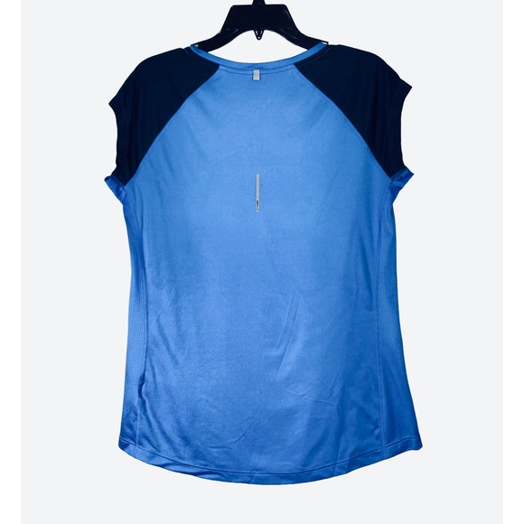 Nike Running Athletic Top Dri-Fit Performance Blue T Women's Size L - Picture 2 of 7